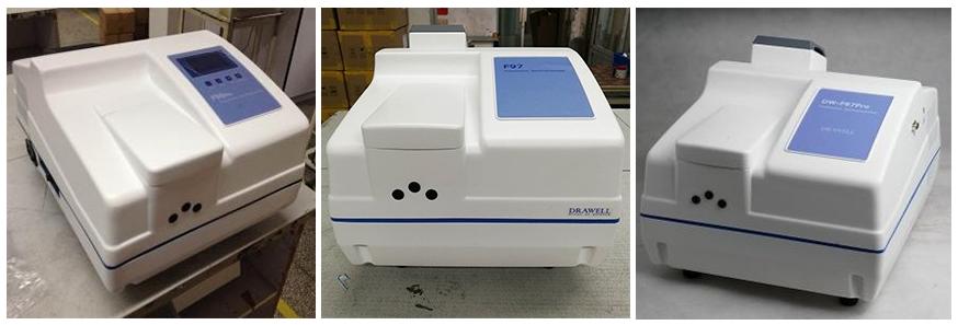 DW-F97 Series Fluorescence Spectrophotometer display